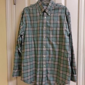 Brooks Brothers Men's Button Down Plaid Shirt